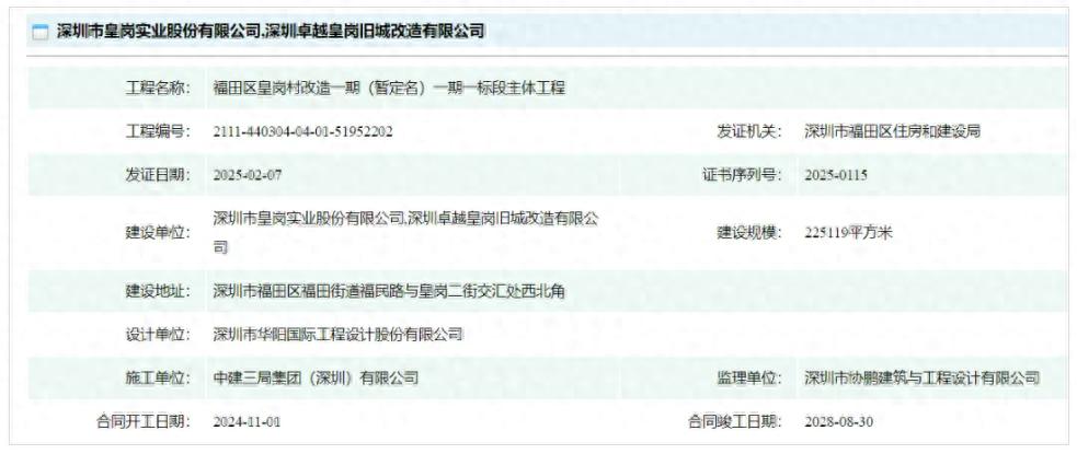 深圳福田“土豪村”開建,周邊二手房10萬+/㎡