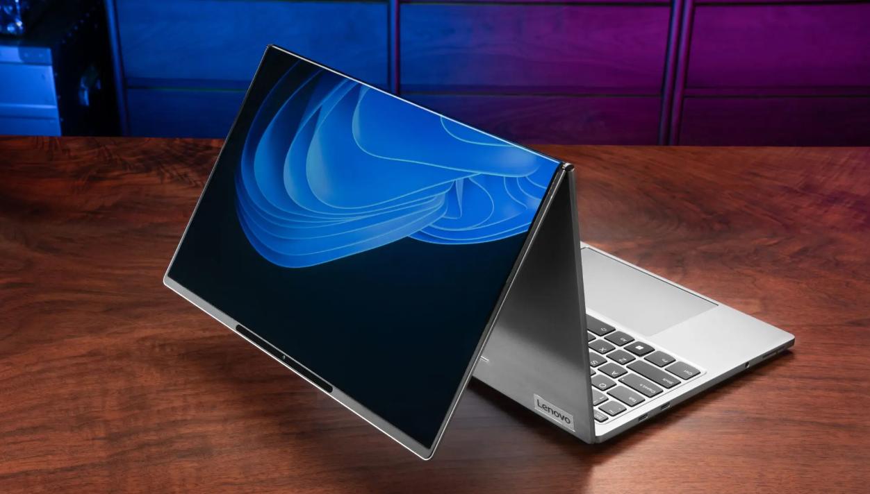 筆記本也有三折疊:聯想發布ThinkBook Codename Flip雙屏AI PC