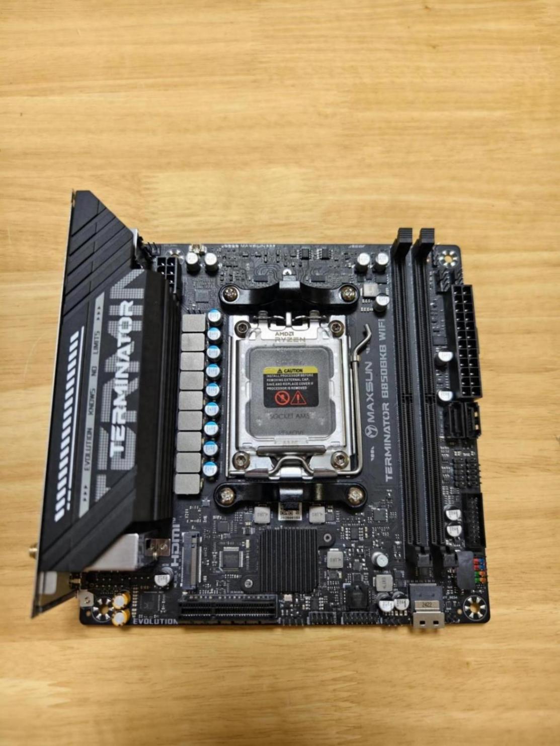 銘瑄曬出首款AMD平臺BKB板型主板終結者B850BKB WIFI