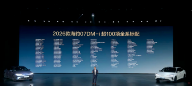 2026款海豹07 DM-i上市,售價(jià)14.98萬(wàn)-18.68萬(wàn)元 2026款海豹07 DM-i上市,售價(jià)14.98萬(wàn)-18.68萬(wàn)元