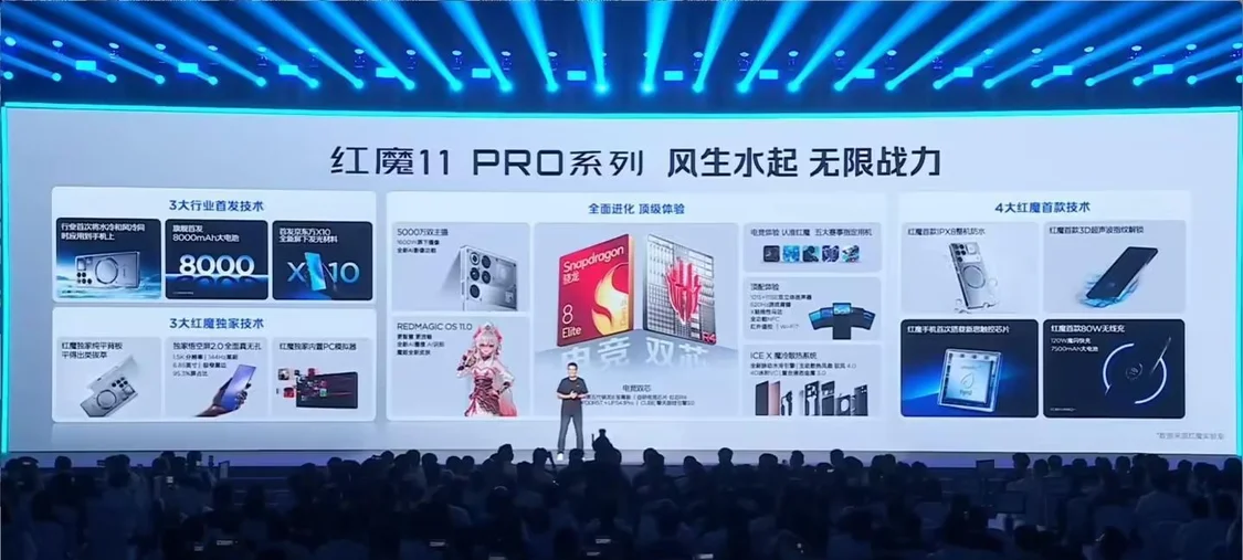 紅魔11Pro系列手機發布：4999元起，行業首款風水雙冷手機